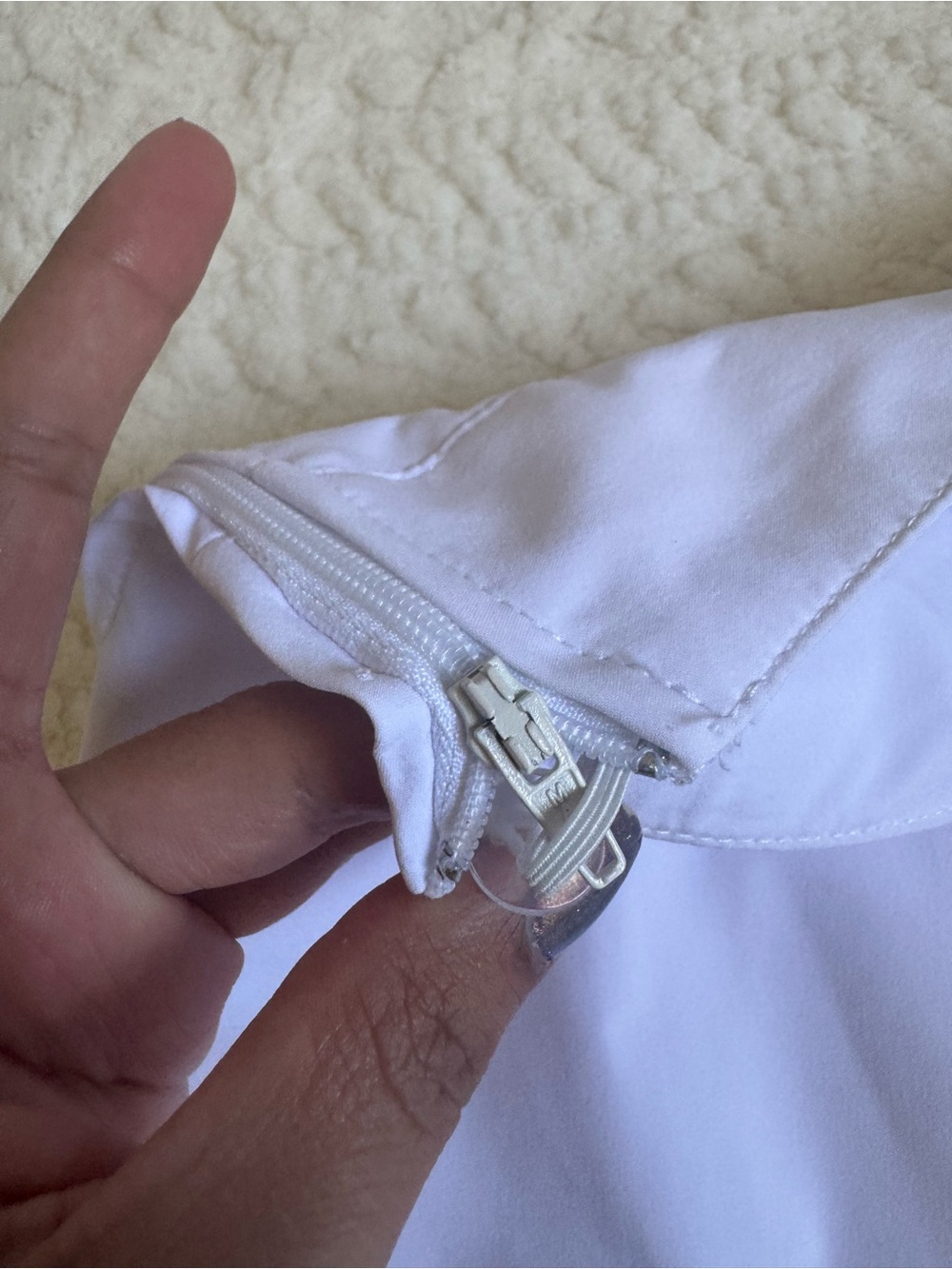 Jamie Sadock White Golf Skort Cargo Pockets Built In Shorts Size 6 - Picture 6 of 9